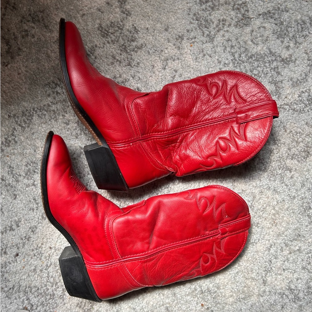 Laredo Red Women’s Western Boots Size 7.5-8